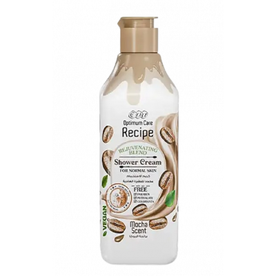 EVA OPTIMUM CARE RECIPE MOCHA SCENT REJUVENATING BLEND — SHOWER CREAM FOR NORMAL SKIN 370 ML